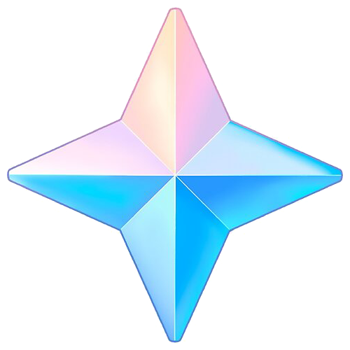 A primogem from Genshin Impact